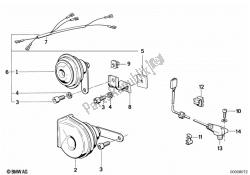 Horn, pulse generator speedometer