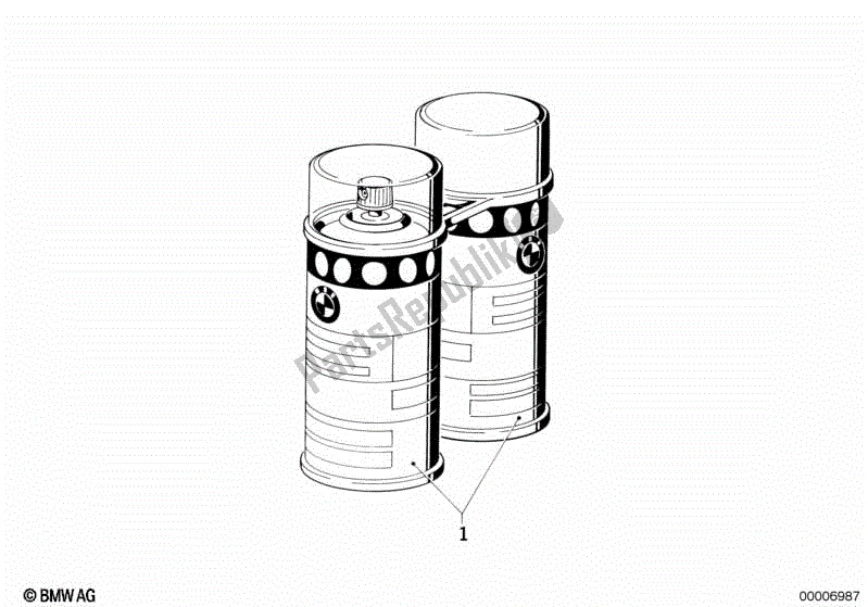 Toutes les pièces pour le Spray De Peinture Métallique du BMW K1  89V1 1000 1989 - 1992