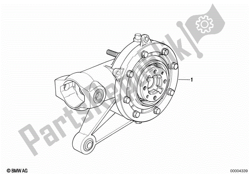 Toutes les pièces pour le Essieu Arrière du BMW K1  89V1 1000 1989 - 1992