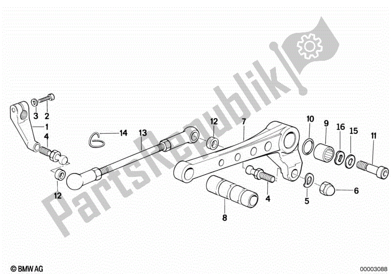 Toutes les pièces pour le Levier De Vitesses du BMW K1  89V1 1000 1989 - 1992