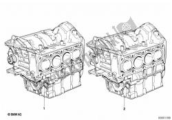 motor corto / cárter con pistones