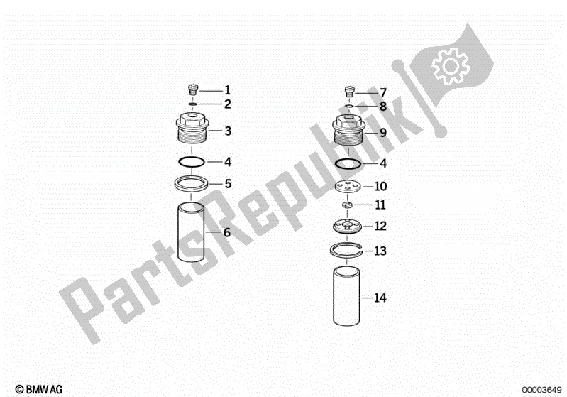 Toutes les pièces pour le Ressort De Retenue du BMW K1  89V1 1000 1989 - 1992