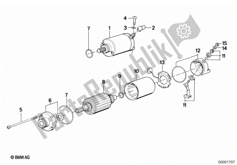 Toutes les pièces pour le Pièces Uniques De Démarrage du BMW K1  89V1 1000 1989 - 1992