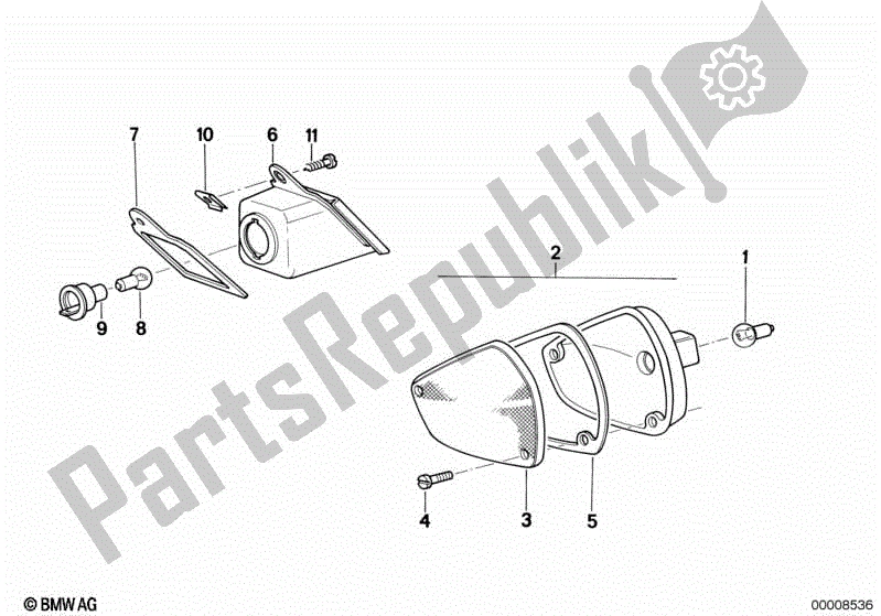 Toutes les pièces pour le Clignotant du BMW K1  89V1 1000 1989 - 1992