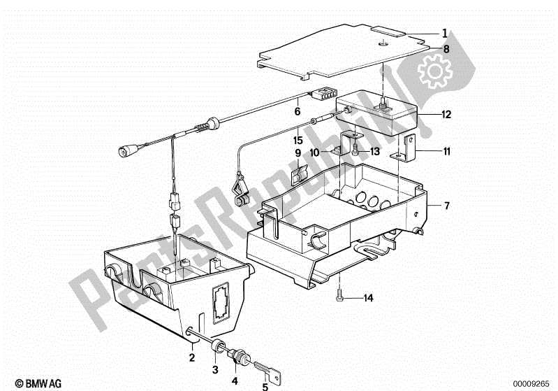 Todas las partes para Sistemas De Alarma de BMW K 100  589 1000 1984 - 1996