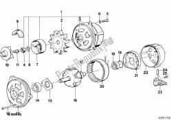 alternatore, parti singole