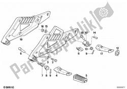 Footpeg plate/footpeg