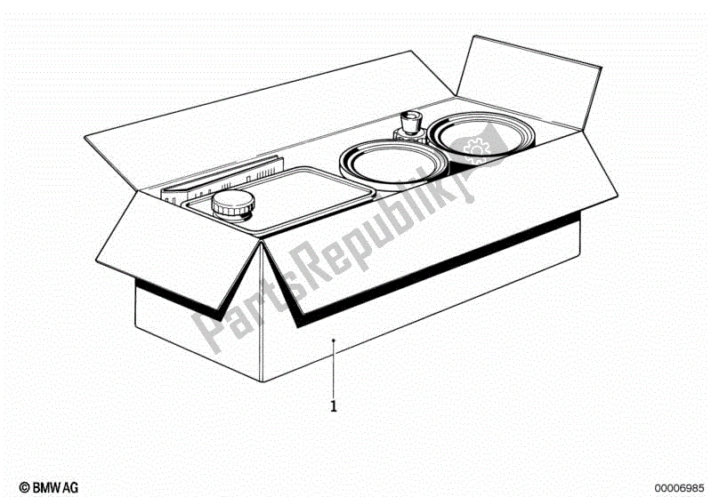 Todas las partes para Juego De Pintura Metalizada de BMW K 100  589 1000 1984 - 1996