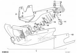 Mounting parts set