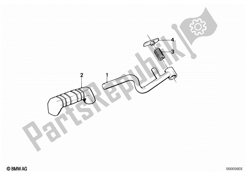 Todas las partes para Mango Levantado de BMW K 100  589 1000 1984 - 1996