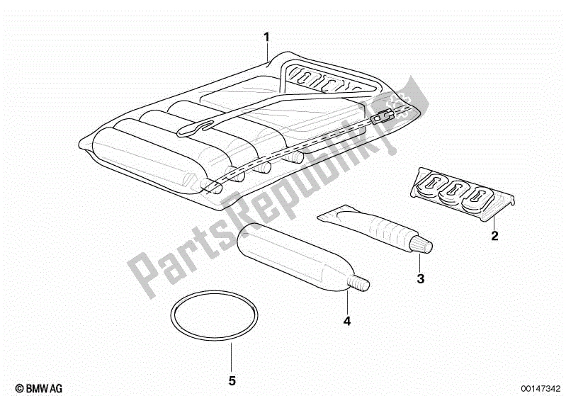 Todas las partes para Paquete De Reparación de BMW K 100  589 1000 1984 - 1996