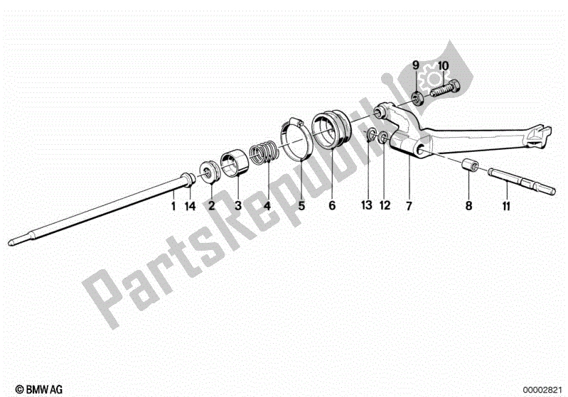 Todas las partes para Control De Embrague de BMW K 100 LT  589 1000 1986 - 1991