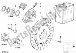 Disk brake, rear