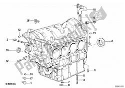 piezas de montaje del bloque de motor