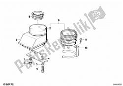 vloeistofcontainer achter