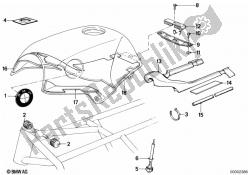 tanque de combustível / peças de fixação