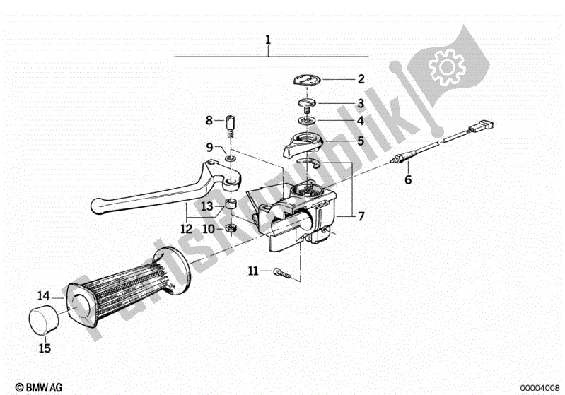 Todas las partes para Manejar La Unidad Izquierda de BMW K 100 LT  589 1000 1986 - 1991