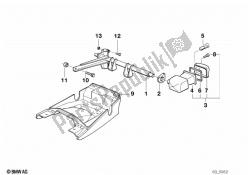 Priority vehicle light mounting parts