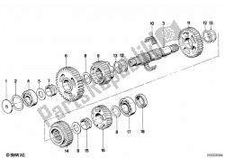 5 speed transmission-output shaft