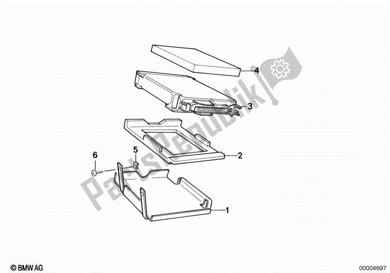 Toutes les pièces pour le Unité De Contrôle Abs du BMW K 100 RS  589 1000 1984 - 1989