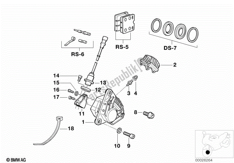 Toutes les pièces pour le Frein De Roue Avant, Abs du BMW K 100 RS  589 1000 1984 - 1989