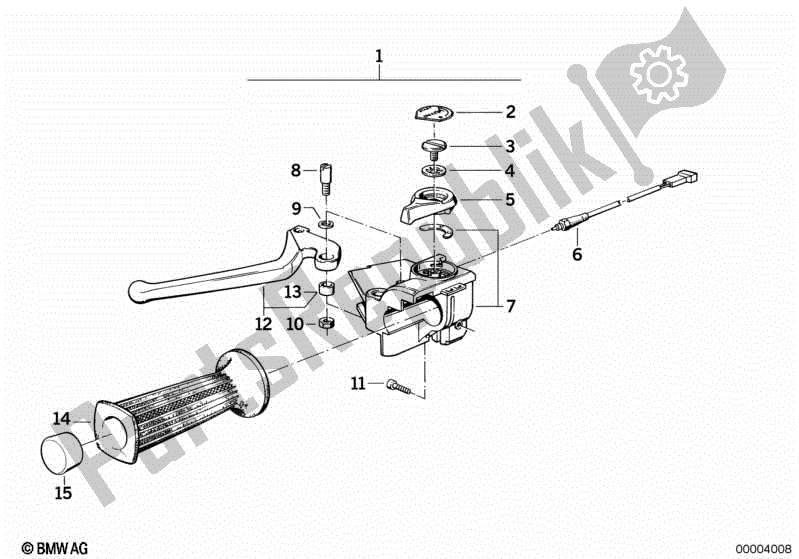 Toutes les pièces pour le Poignée Gauche du BMW K 100 RS  589 1000 1984 - 1989