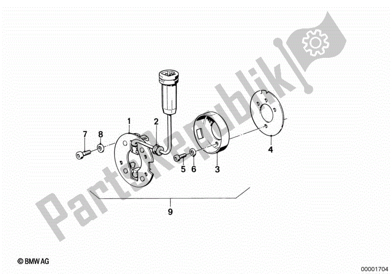 Todas las partes para Sensor De Encendido de BMW K 100 RS  589 1000 1984 - 1989