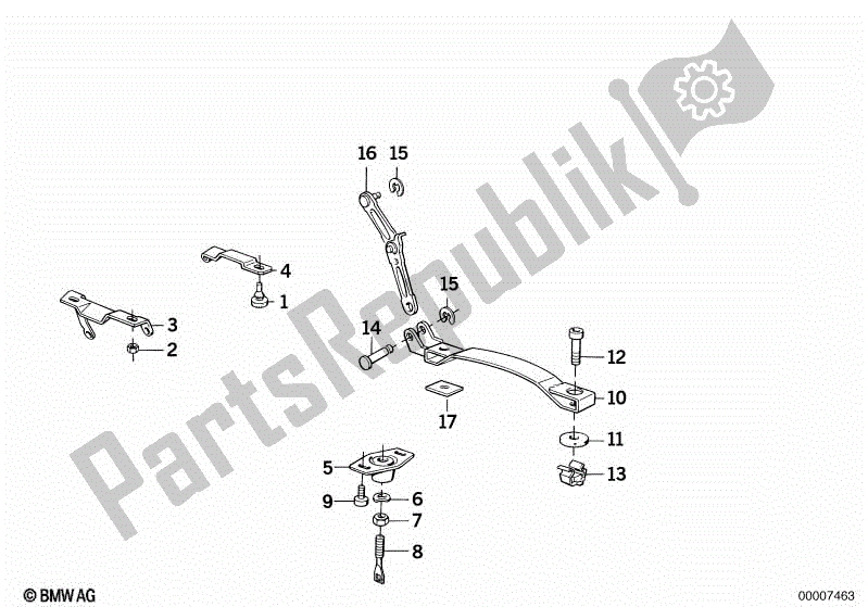 Todas las partes para Piezas De Montaje Para Banqueta de BMW K 100 RS  589 1000 1984 - 1989