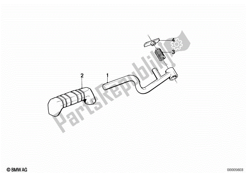 All parts for the Raised Handle of the BMW K 100 RS  589 1000 1984 - 1989