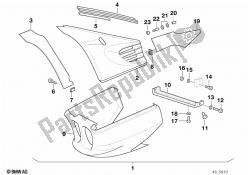 Set mounting parts with covering primed