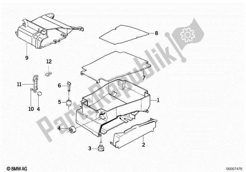 Toutes les pièces pour le Boîte à Outils du BMW K 100 RS  589 1000 1984 - 1989