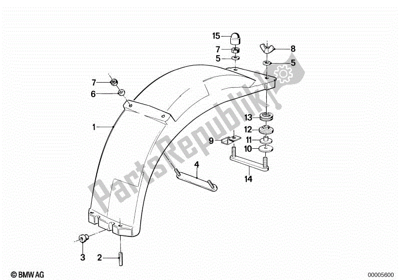 Todas las partes para Cubierta De Rueda, Trasera de BMW K 100 RS  589 1000 1984 - 1989