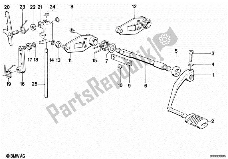 Todas las partes para Piezas De Cambio De Transmisión De 5 Velocidades de BMW K 100 RS  89V1 1000 1990 - 1992