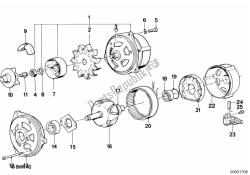 alternatore, parti singole