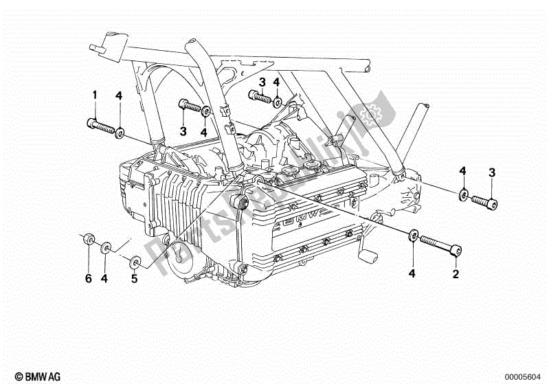 Todas las partes para Suspensión Del Motor de BMW K 100 RS  89V1 1000 1990 - 1992