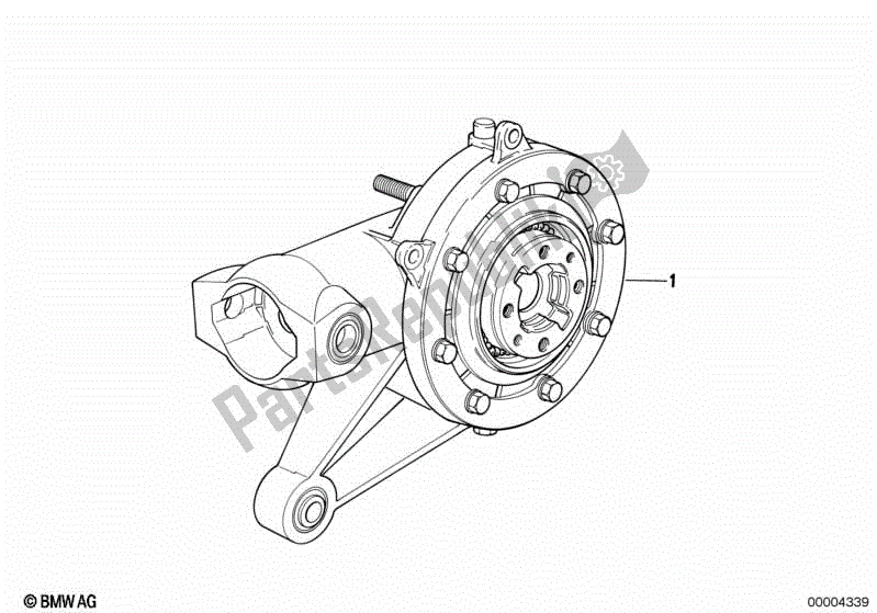 Todas las partes para Tracción Del Eje Trasero de BMW K 100 RS  89V1 1000 1990 - 1992