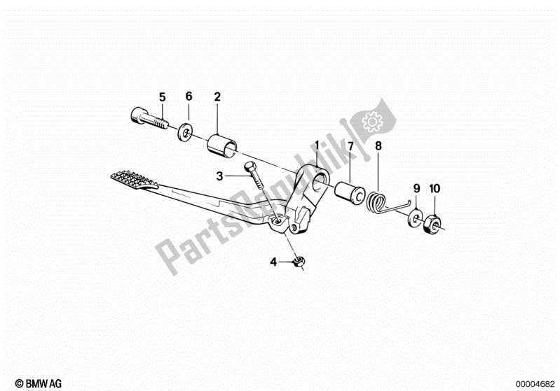 Todas las partes para Freno De Rueda Trasera, Palanca De Freno de BMW K 100 RS  89V1 1000 1990 - 1992