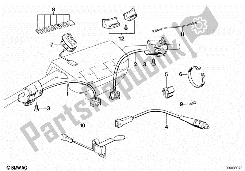 Todas las partes para Cambiar de BMW K 100 RS  89V1 1000 1990 - 1992