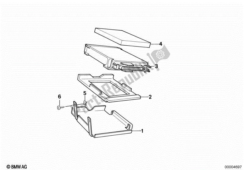 Todas las partes para Unidad De Control Abs de BMW K 100 RT  589 1000 1984 - 1988