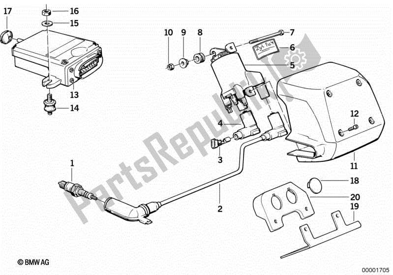 Todas las partes para Sistema De Encendido de BMW K 100 RT  589 1000 1984 - 1988