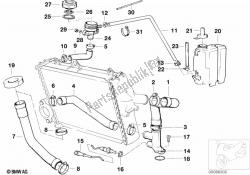 Cooling system - water hoses