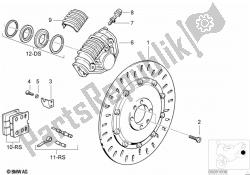 Disk brake, rear