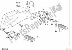 placa de footpeg / footpeg