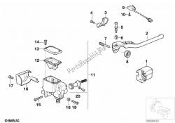 Handle unit right/single parts