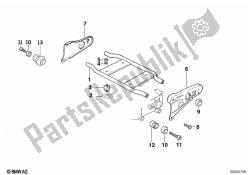 peças de montagem para sistema footpeg