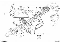 Painted parts 681 koenigsblau