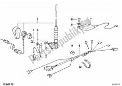 Radio installing kit/single parts