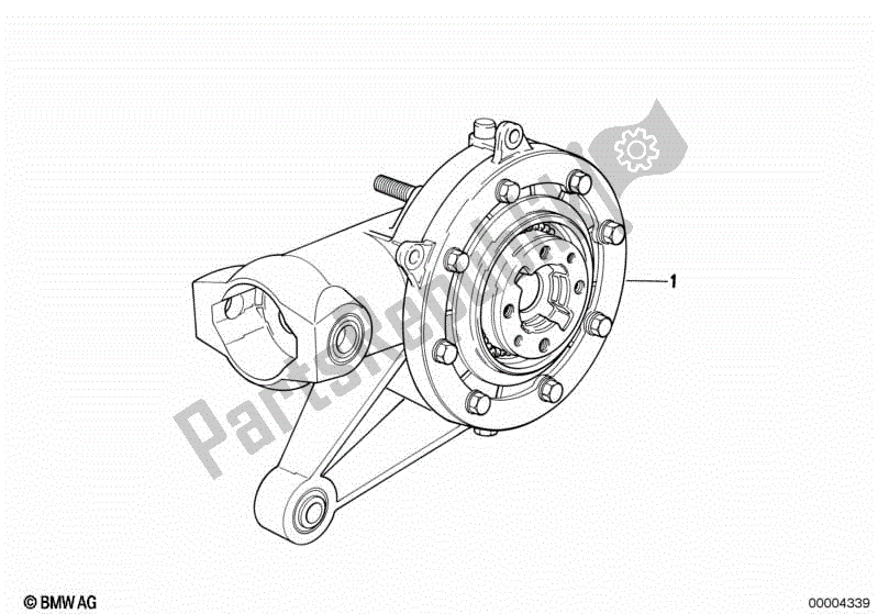 All parts for the Rear-axle-drive of the BMW K 1100 LT 89V2 1992 - 1997