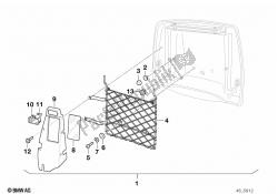 kit di retrofit, rete del bagagliaio