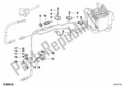 Brake line, front, ABS, bracket